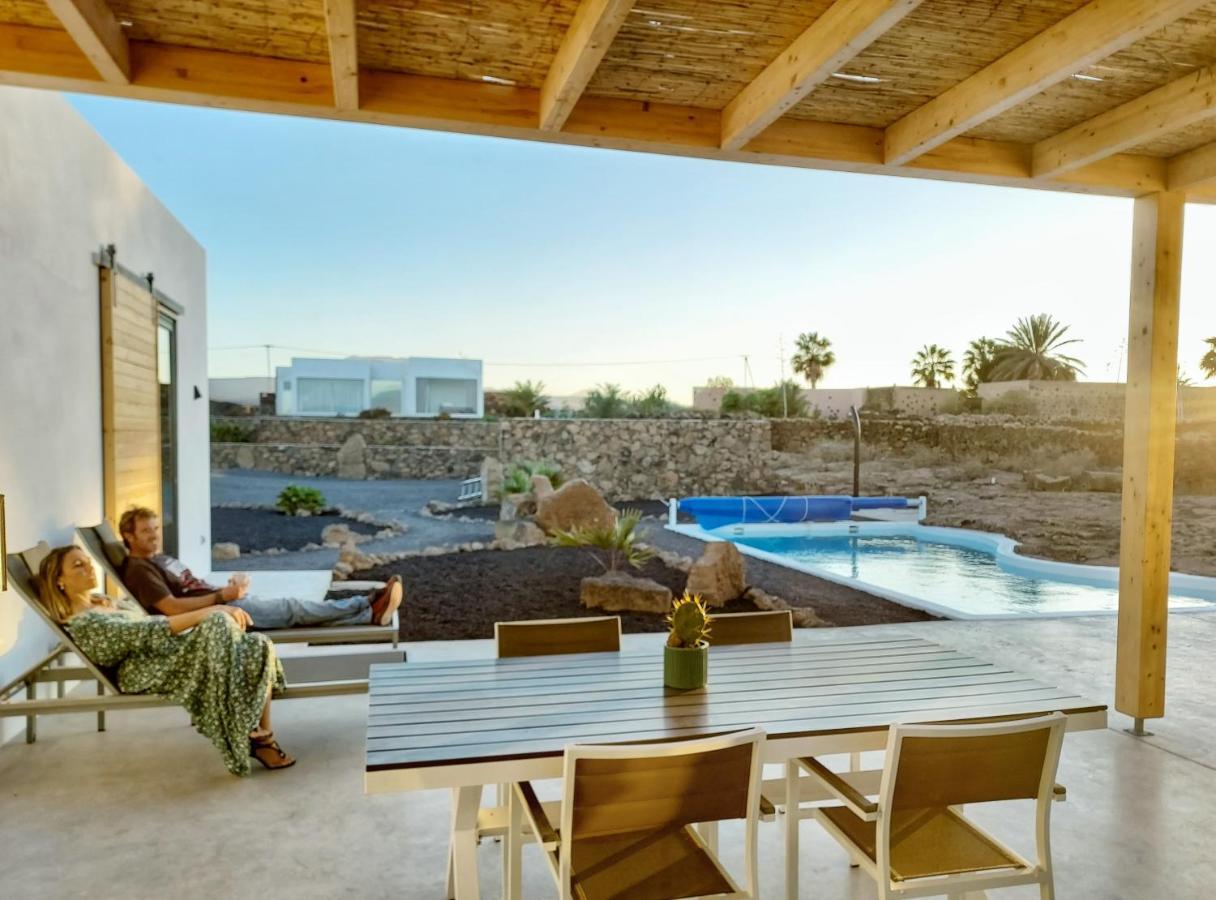 Villa Tabaiba En Lajares Con Piscina Exterior foto